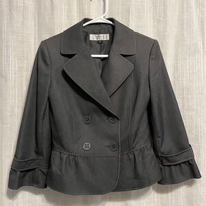 Tahari gray blazer size 6